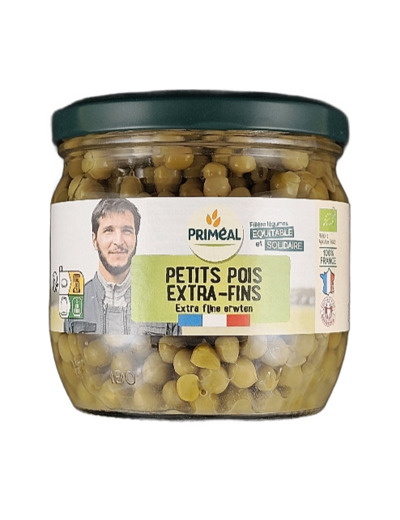 Petits pois Extra-Fins 370mL Bio