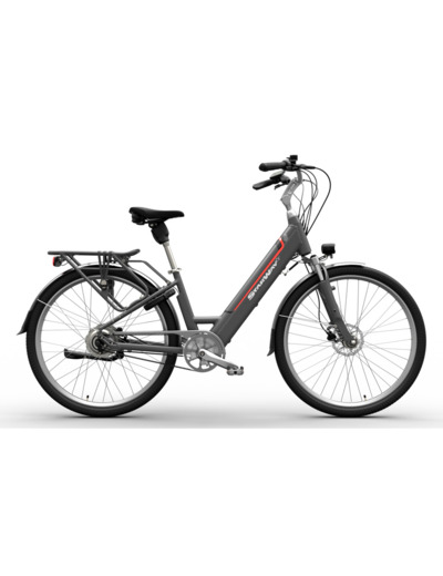 Vélo électrique Starway Grand Touring Gris cadre bas 28"