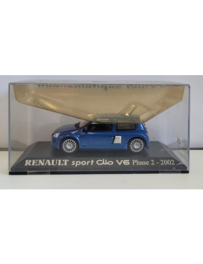 RENAULT CLIO V6 phase 2 2002 1/43 BOITE D'ORIGINE