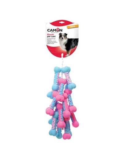 Jouet os en vinyle Jump & Catch pour chien - 15cm