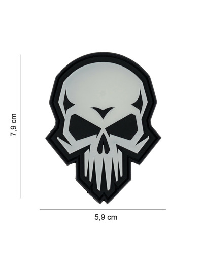 Patch 3D Crâne Psycho