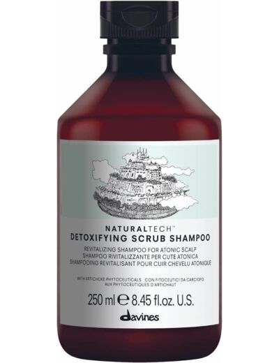 Shampooing detoxifying scrub naturaltech