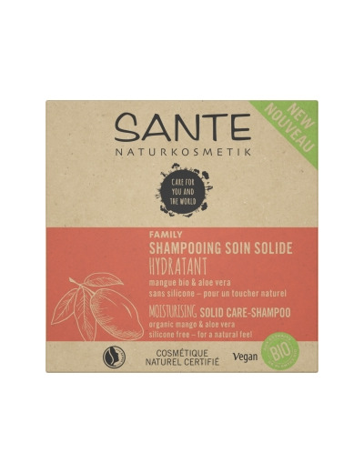 Shampoing solide Mangue et Aloe Bio 60g