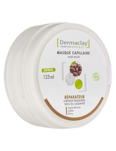 Masque capillaire réparateur-125ml-Dermaclay