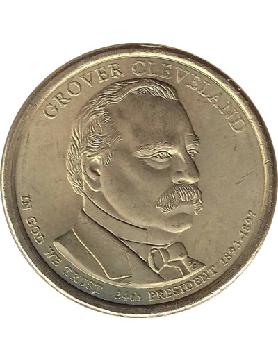 AMERIQUE (U.S.A) 1 DOLLAR 2012 D GROVER CLEVELAND 2nd Mandat SUP-