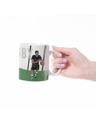 Tasse ou mug "Rugby masculin vintage" - Personnalisable