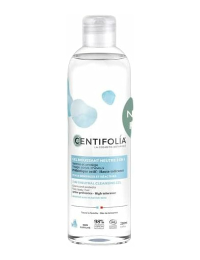 GEL MOUSSANT NEUTRE 3EN1 250ML Centifolia