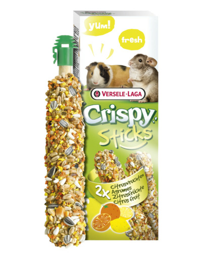 Crispy Sticks agrumes cobayes & chinchillas - 2x55g