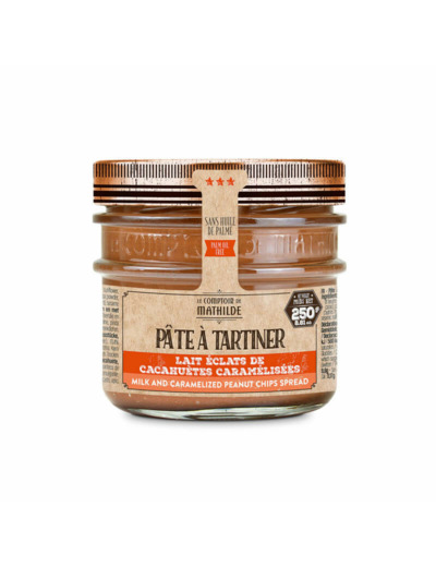 Pâte à Tartiner Lait Eclats Cacahuètes Caramélisées