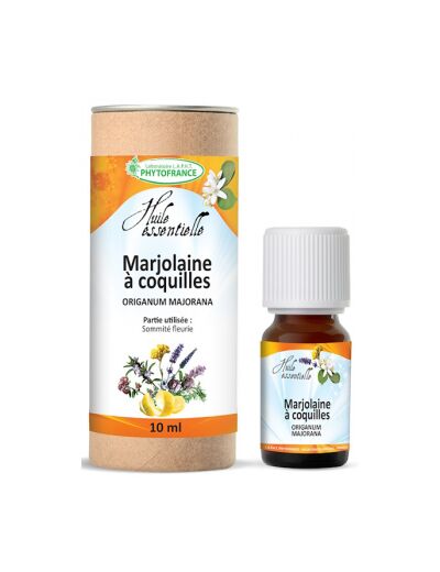 Huile essentielle de Marjolaine des jardins à coquille 10ml