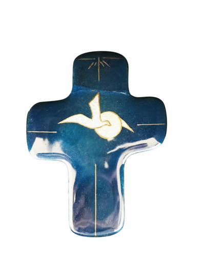 Croix  AUBE NOUVELLE 11,3x8,3cm - EMAUX DU LIBAN