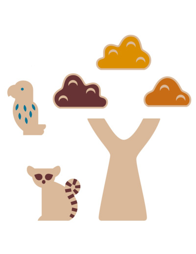 Coffret Baobab + boite craft 16.5x12.5cm