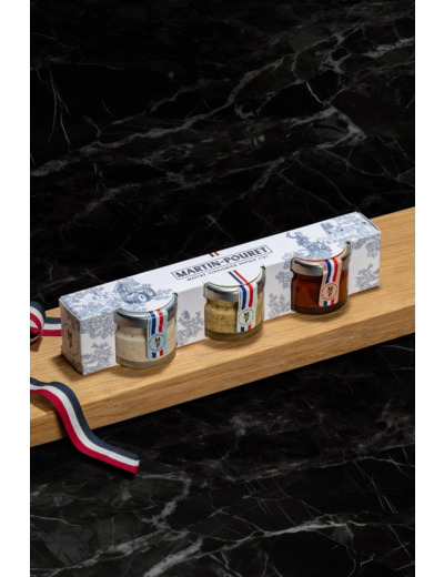 Coffret mini Mayonnaise, Moutarde et Ketchup