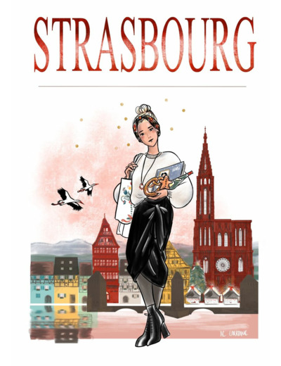 Strasbourg - affiche, carte