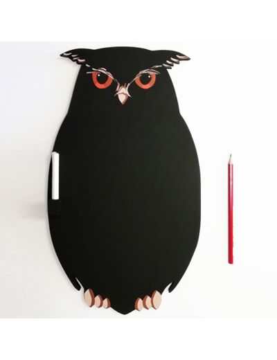 Tableau ardoise hibou