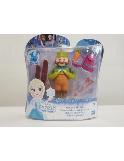 FROZEN LITTLE KINGDOM LA REINE DES NEIGES PROMENADE EN SKI D'OAKEN HASBRO