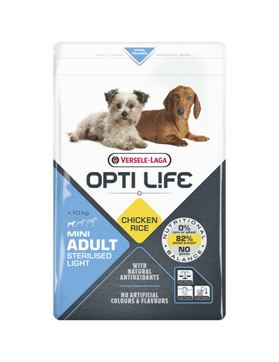 OPTI LIFE, Mini adult sterilised / light - 7.5kg