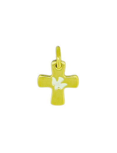Croix en Plaqué Or 16mm - COLOMBE