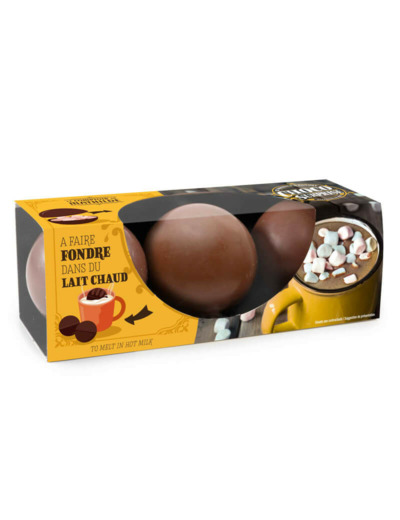 Coffret Choco'Surprise Chocolat Lait Mini Guimauves - 3X50G