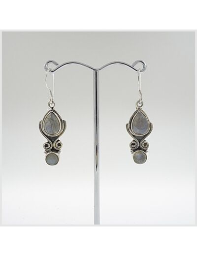 Boucles d'oreilles Labradorite