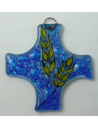 Croix en verre 8x8cm- EPIS