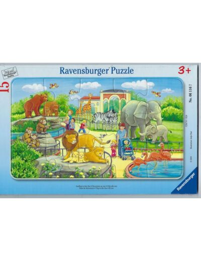 PUZZLE 15 PIECES EXCURSION AU ZOO de chez RAVENSBURGER NEUF