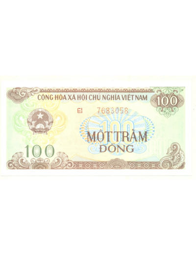 VIET NAM 100 DONG 1991 SERIE EI NEUF (W105a)