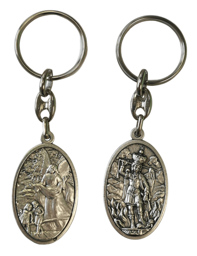 Porte-Clefs Métal Argenté - MICHEL/ANGE GARDIEN