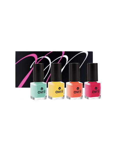 Coffret Mondebiobox vernis Flashy Fluo