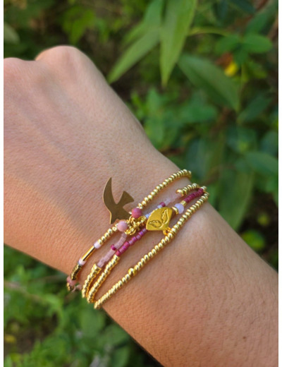 BRACELET MULTIRANGS NEW LIFE GOLD