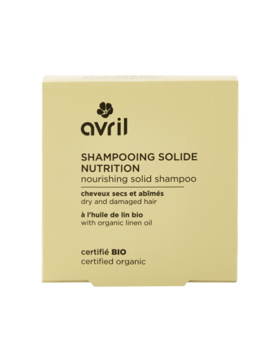 Shampoing solide Nutrition cheveux secs et abîmés 60g