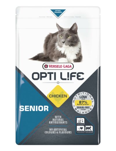 Opti Life pour Chat Senior - 1KG