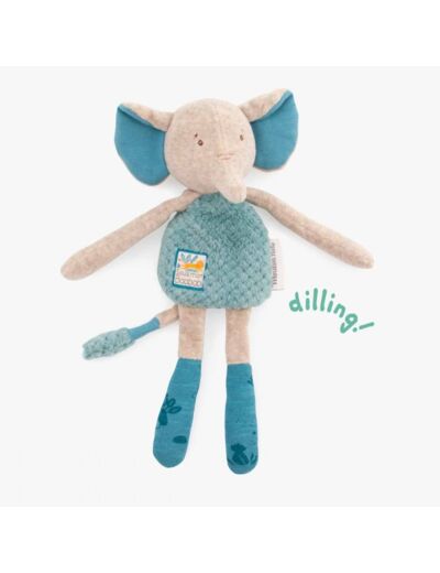 Doudou-hochet éléphant Moulin Roty