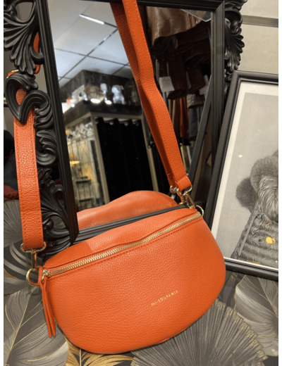 B1016-2 Banane cuir orange