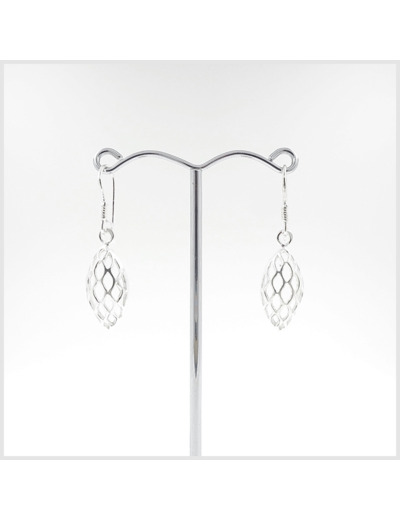 Boucles d'oreilles en argent massif