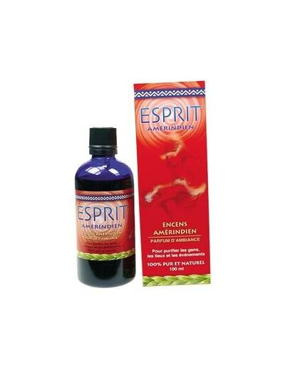 PARFUM D'AMBIANCE ESPRIT AMERINDIEN 100 ML ENCENS LIQUIDE