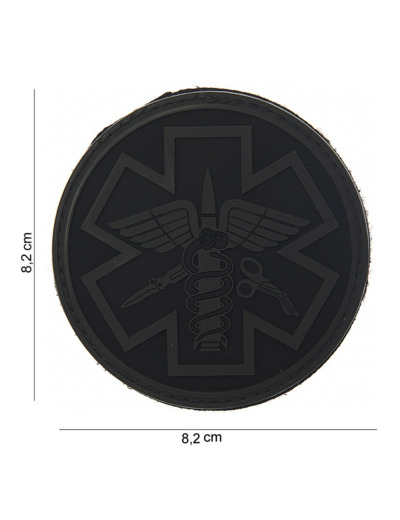 Patch 3D PVC Para Medic (noir)