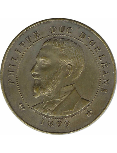 MEDAILLE - PHILIPPE DUC D'ORLEANS 1899 TTB