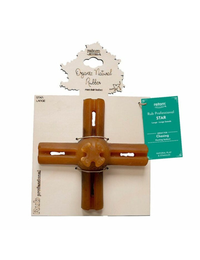 Etoile en caoutchouc naturel - Jouet pour chiens et chiots