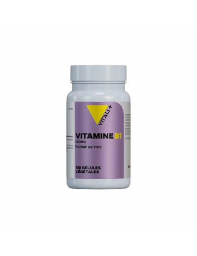 Vitamine B1 100mg – 100 gélules | Vit'all+