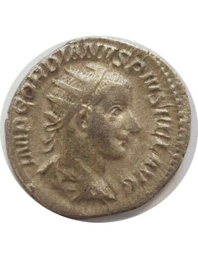 GORDIEN III (238-244) ANTONINIEN VIRTVTI AVGVSTI 4gr78 TB+ (Ric 95)