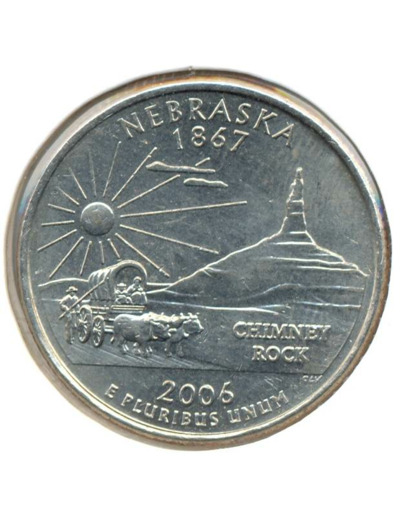 AMERIQUE (U.S.A) 1/4 DOLLAR 2006 P NEBRASKA SUP