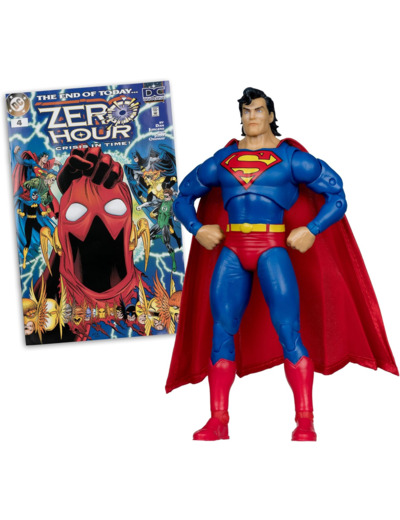 Superman Figurine 19 cm + 1 BD DC Universe