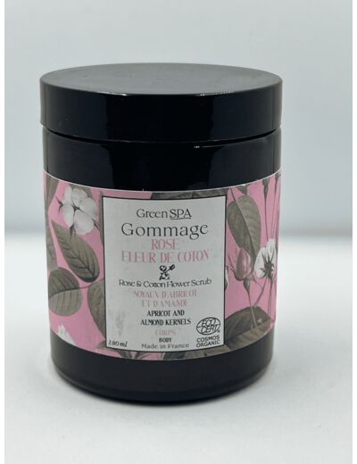 Gommage corps Rose Fleur de coton