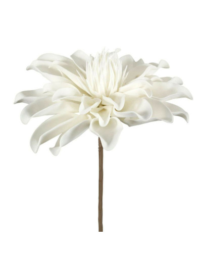 Fleur Artificielle Nenia Blanche en Polyéthylène Haute Tige 95cm