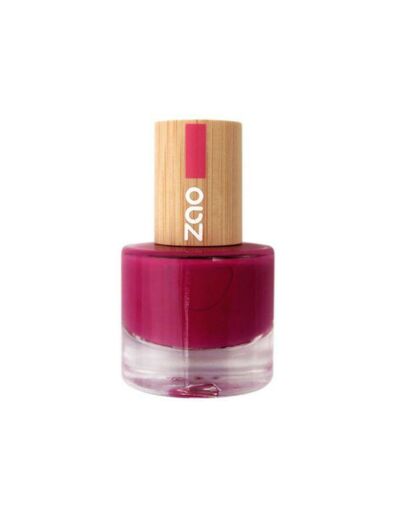 Vernis à ongles Bio - 663 Framboise -8 ml - Zao Make-up