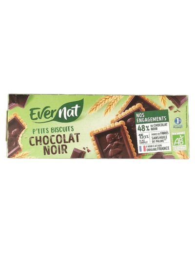 P'tits Biscuits Chocolat Noir 150g Bio