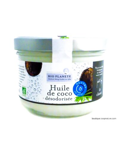 Huile de coco désodorisée Bio 400ml