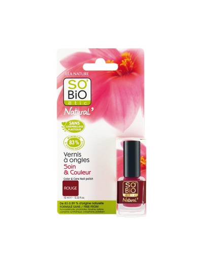 Vernis à ongles 01 Séduisant Rouge 10ml