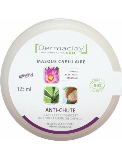 Masque capillaire anti chute 125ml Dermaclay